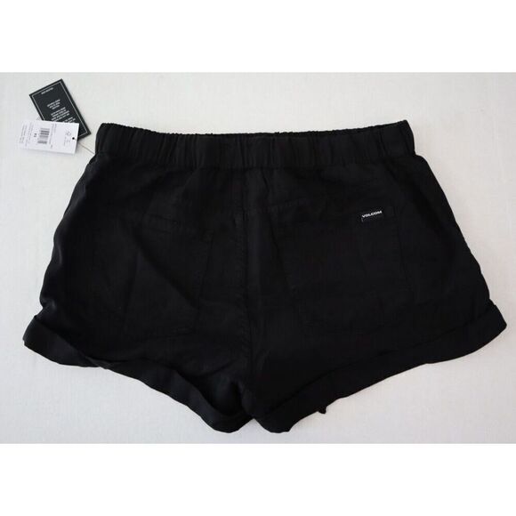 Volcom B0932207 Women's Sz XS (0-2) Black Out Sunday Strut Shorts - Picture 2 of 9